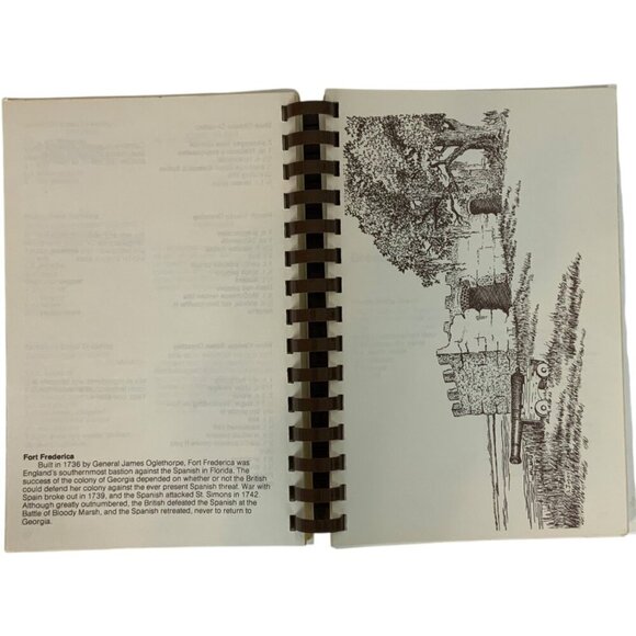 Frederica Fare 1977 Spiral-Bound Cookbook St Simons Golden Isles Georgia Recipes - Picture 7 of 10